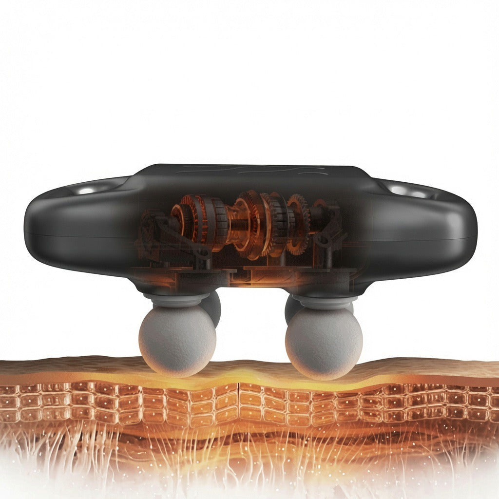 Four-head Massage Gun Electric Massage Gun Professional